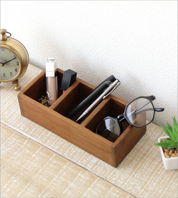 チークウッドミニボックス3口(2)