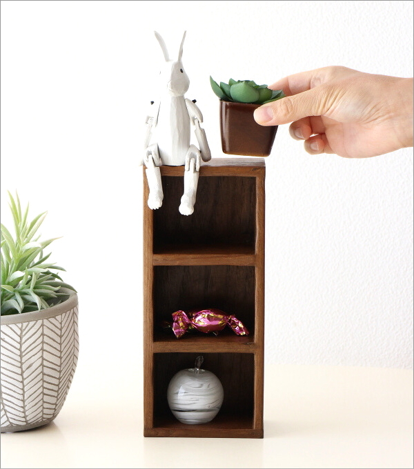 チークウッドミニボックス3口(5)