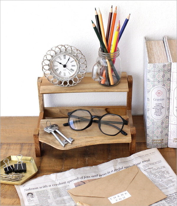 チークの2段ディスプレイスタンド(2)