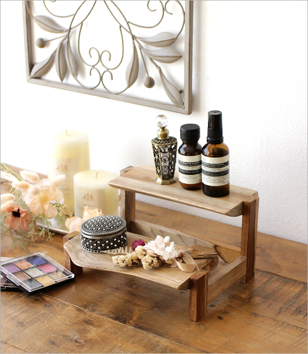 チークの2段ディスプレイスタンド(7)