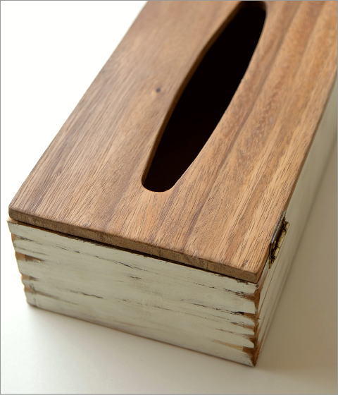 ナチュラルホワイトのティッシュBOX(2)