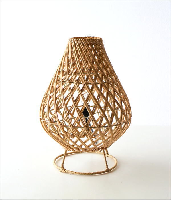 ラタン スタンドランプ フィグ(6)