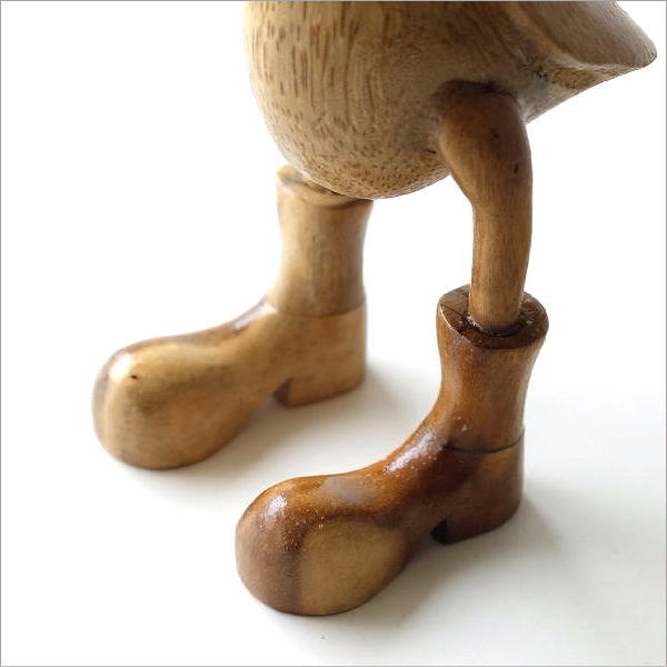 木彫りのダック ハット＆ブーツ(4)