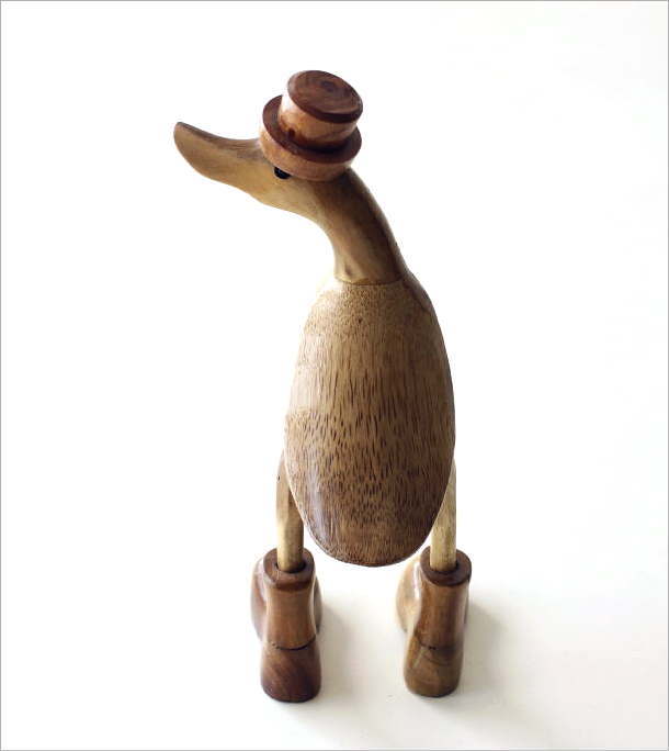 木彫りのダック ハット＆ブーツ(2)