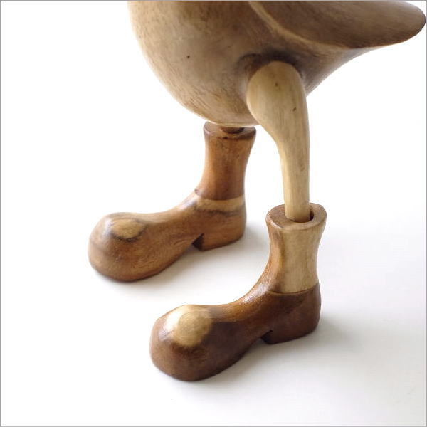 木彫りのダック ブーツ(4)