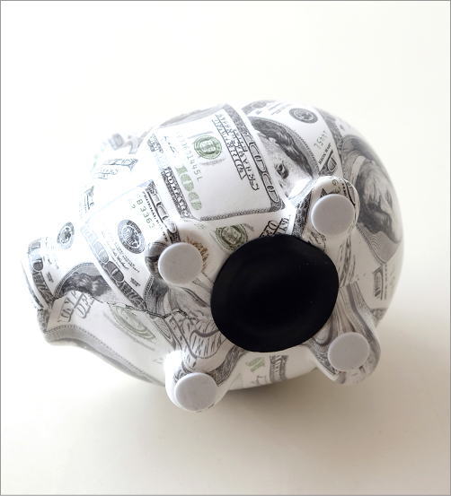 陶器のカラフル貯金箱 マネーブタ(3)