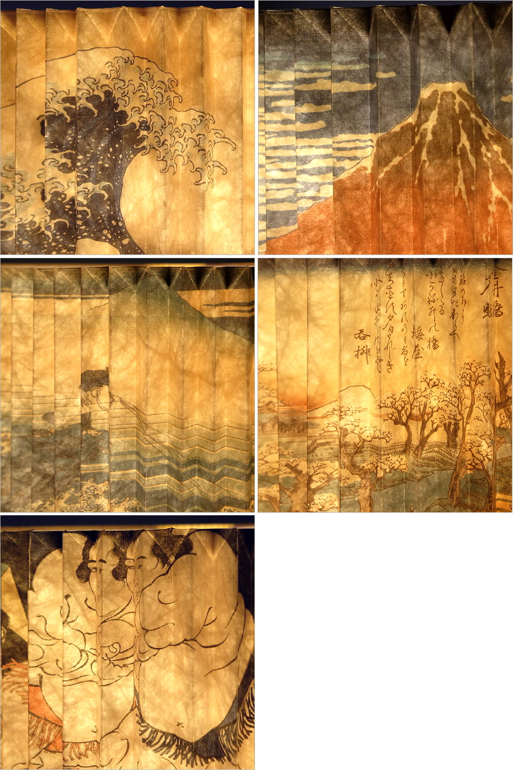 UKIYO-E ブック型ランタン 5タイプ(5)