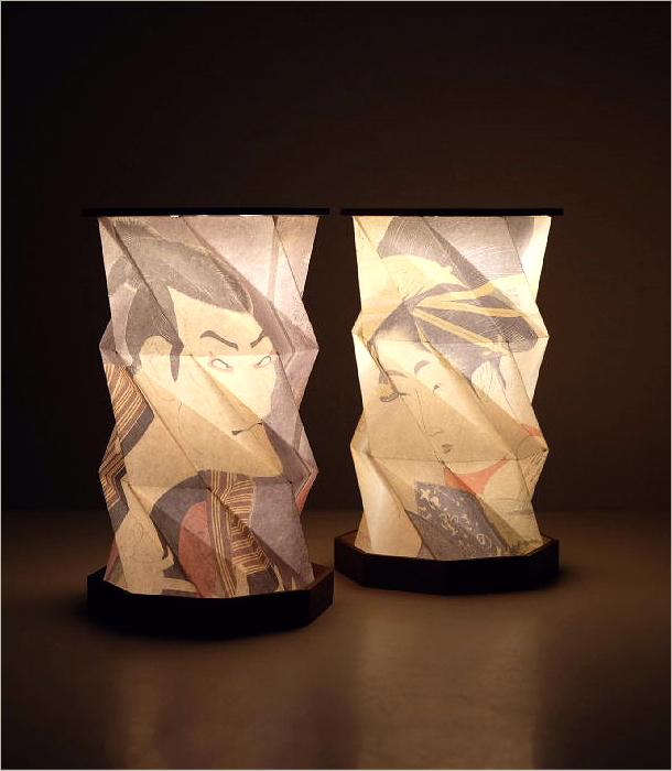 UKIYO-E ランタン 2タイプ(1)