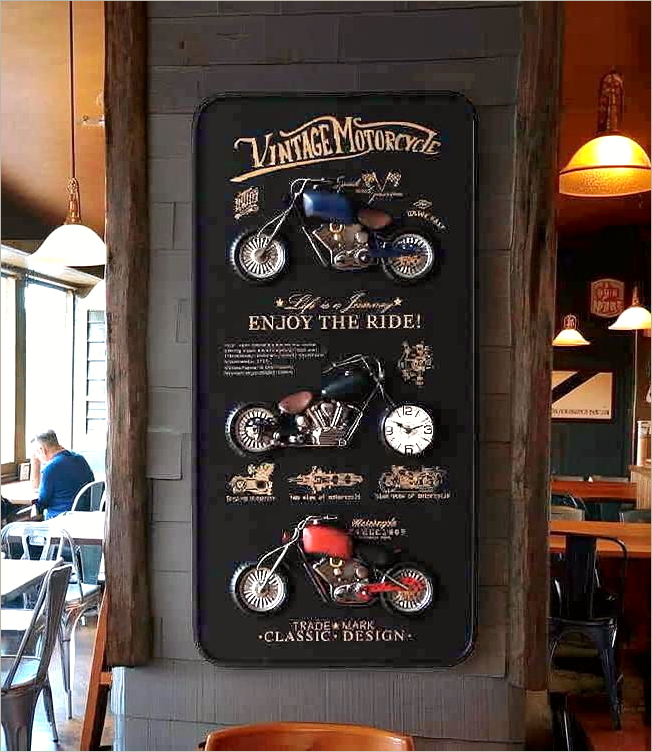 ヴィンテージ Moto Clock A(1)