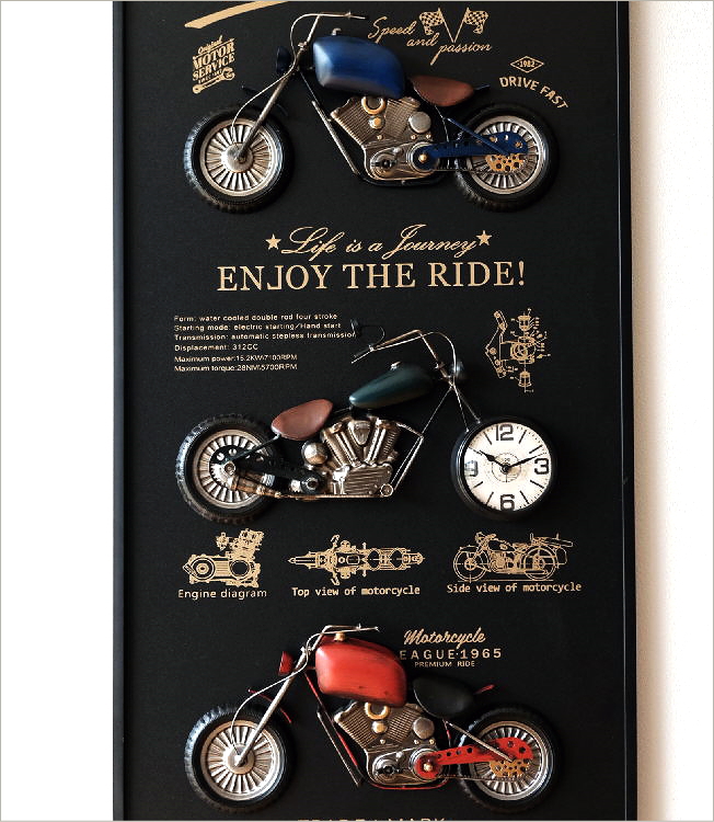 ヴィンテージ Moto Clock A(4)