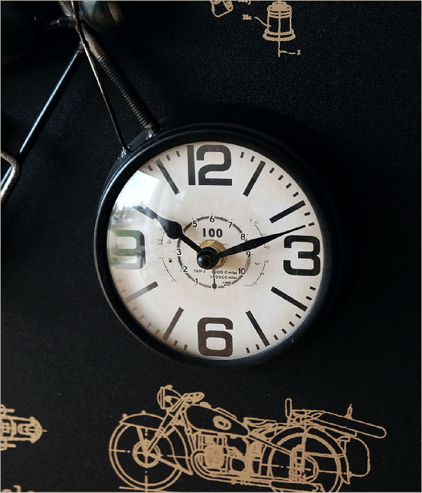 ヴィンテージ Moto Clock A(8)