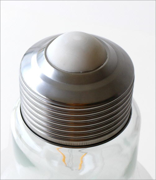LED付きガラスボトル 電球型(2)