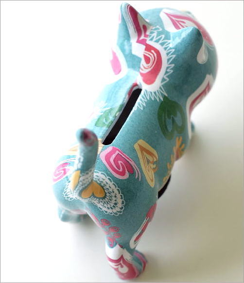 陶器のカラフル貯金箱 ミニキャッツ(3)