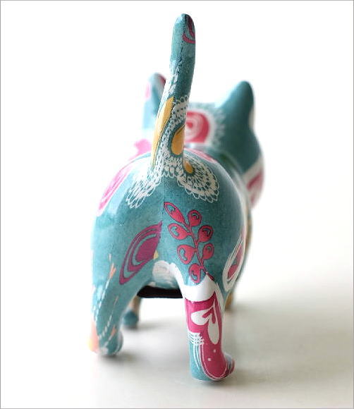 陶器のカラフル貯金箱 ミニキャッツ(4)