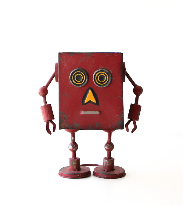 シャビーロボットのフラワーポット しかく(7)