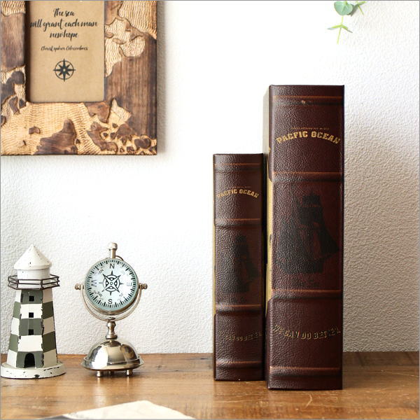 BOOK BOX 大・小 2個セット B(3)