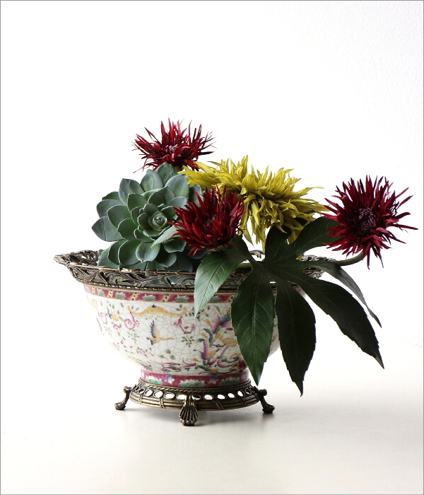 シノワズリなビッグコンポート(1)