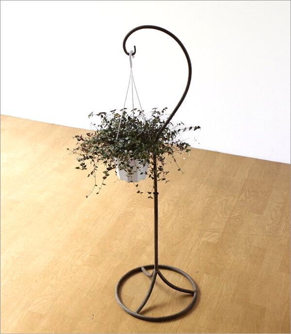 シャビーアイアンのハンギングスタンド L(1)