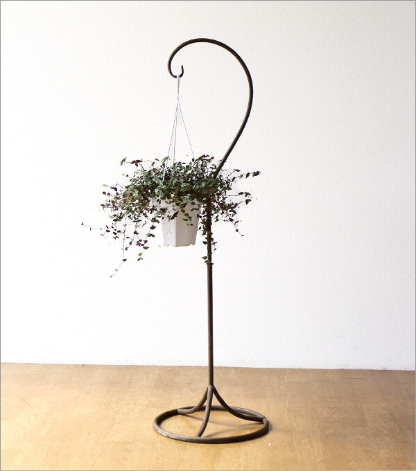 シャビーアイアンのハンギングスタンド L(5)
