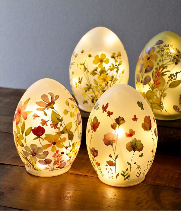 フラワーグラスランプ 4タイプ(1)