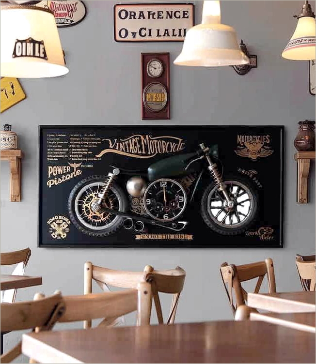 ヴィンテージ Moto Clock B(1)