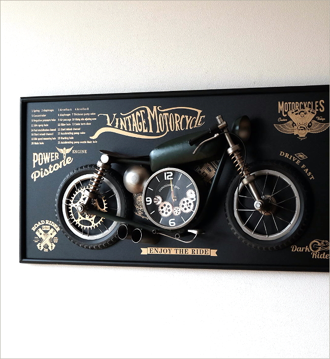 ヴィンテージ Moto Clock B(2)