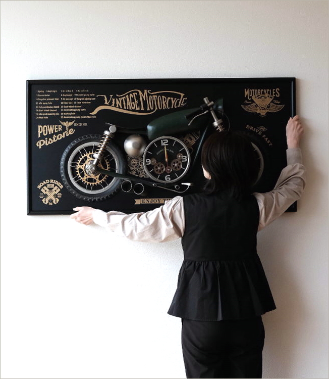 ヴィンテージ Moto Clock B(3)