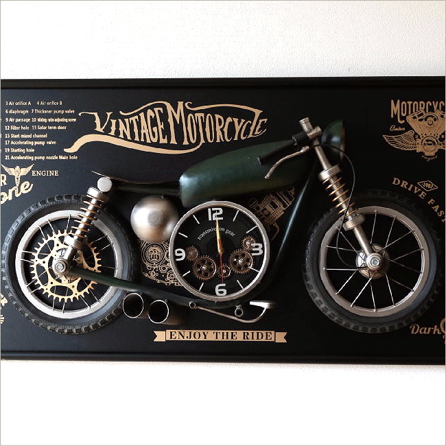 ヴィンテージ Moto Clock B(4)