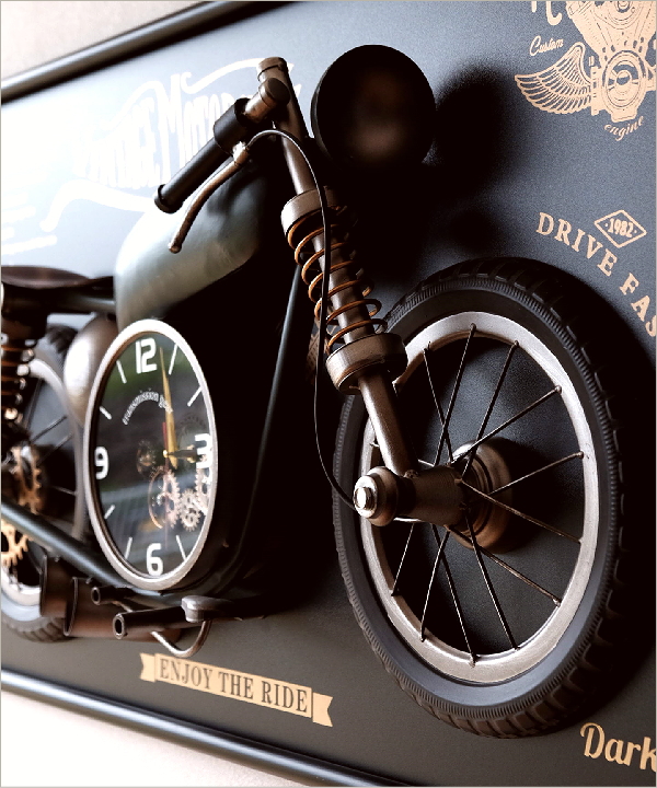 ヴィンテージ Moto Clock B(5)