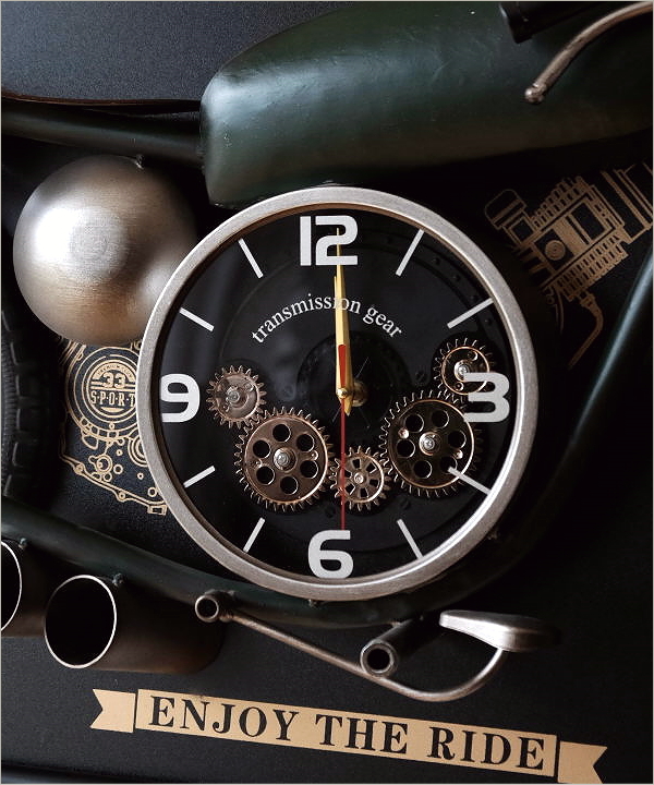 ヴィンテージ Moto Clock B(8)