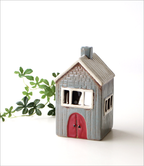 陶器のメルヘンハウス キャンドルホルダー(1)