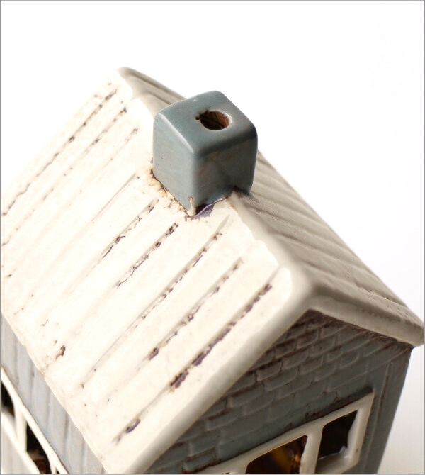 陶器のメルヘンハウス キャンドルホルダー(2)