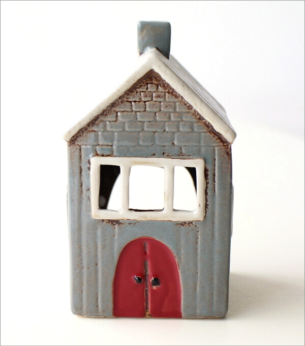 陶器のメルヘンハウス キャンドルホルダー(3)