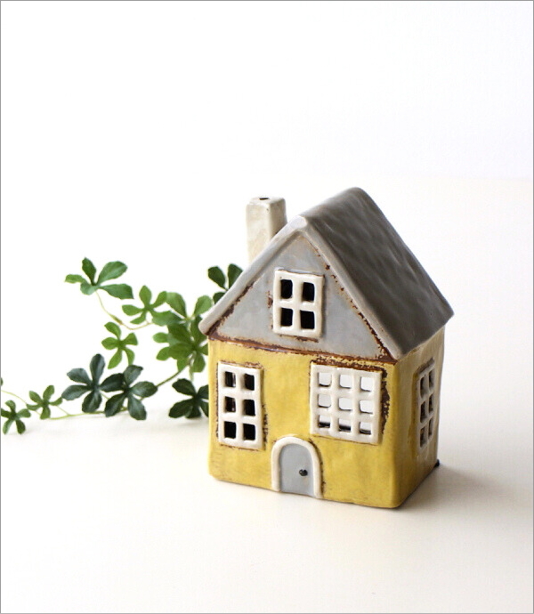 陶器のメルヘンハウス キャンドルホルダー(1)