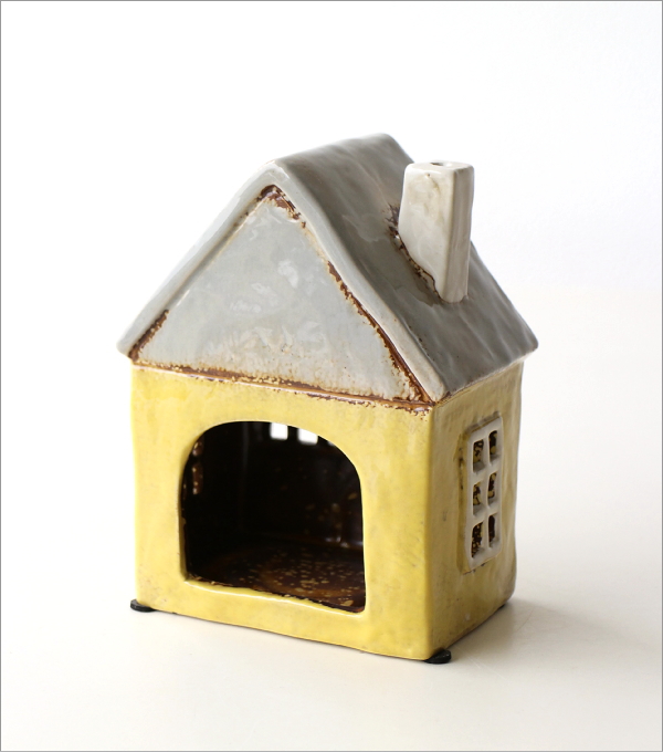 陶器のメルヘンハウス キャンドルホルダー(4)