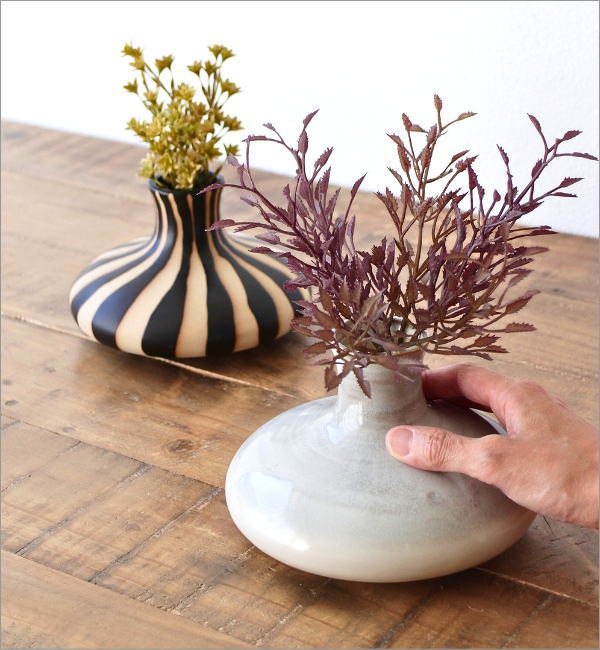 セラミックフラワーベース Low 5タイプ(2)