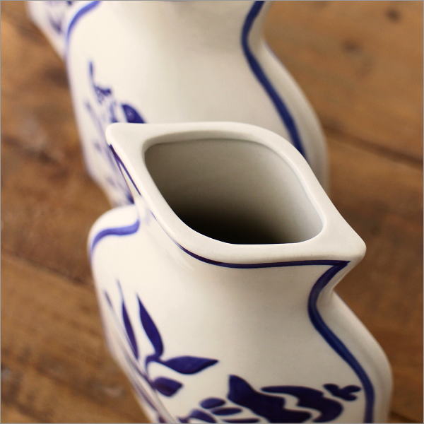 エキゾチックな磁器のフラワーベースM 3タイプ(4)