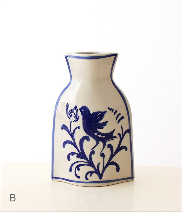 エキゾチックな磁器のフラワーベースM 3タイプ(7)