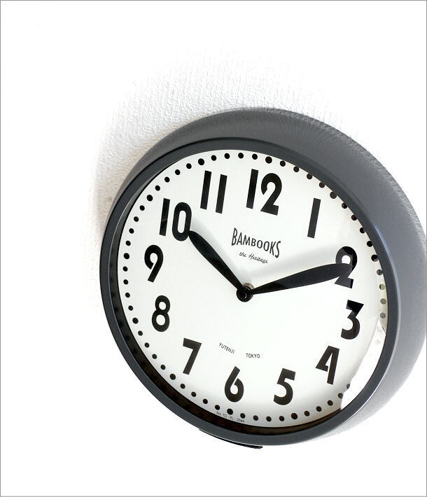 2HANDS WALL CLOCK グレイ(1)