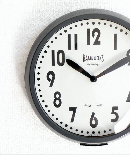 2HANDS WALL CLOCK グレイ(2)