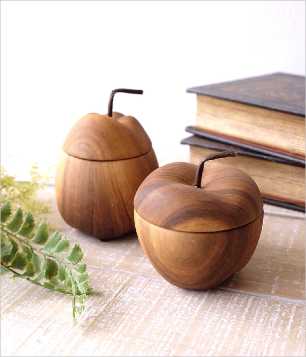 Wood Ceramic Jar 2タイプ(1)