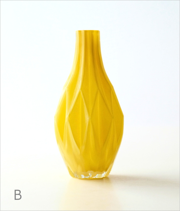 MILK GLASS  VASE ダイヤ 3カラー(7)