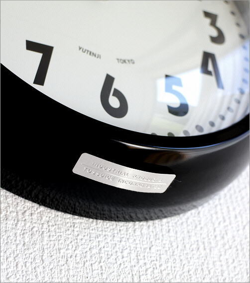 2HANDS WALL CLOCK ブラック(3)