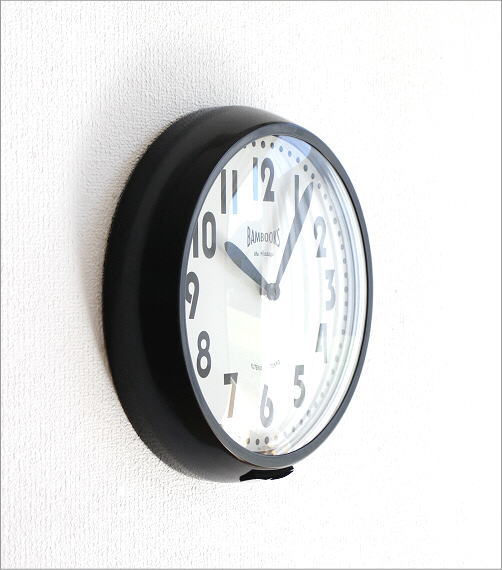 2HANDS WALL CLOCK ブラック(5)