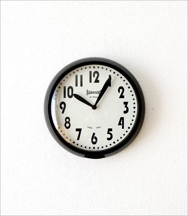 2HANDS WALL CLOCK ブラック(6)