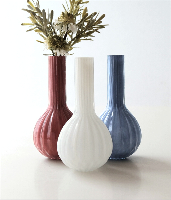 MILK GLASS VASE フィグ 3カラー(2)