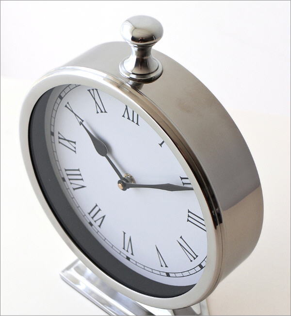 クラシックでシンプルなラウンド置き時計(3)