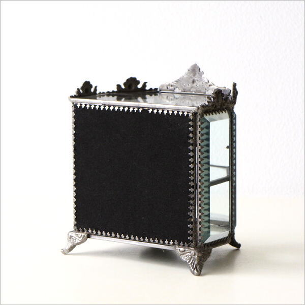 レトロな真鍮とガラスのコレクションケース2カラー(6)