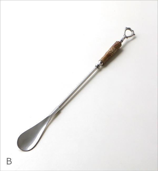 真鍮とウッドのロング靴ベラ ２カラー(6)