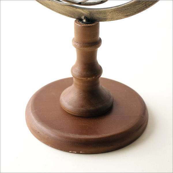 レトロなアートの地球儀(4)